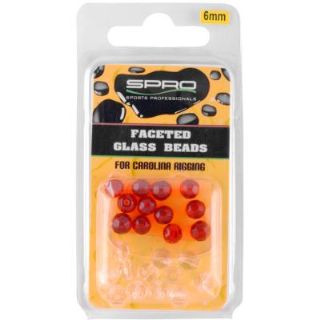 Spro Glass Beads Red & White